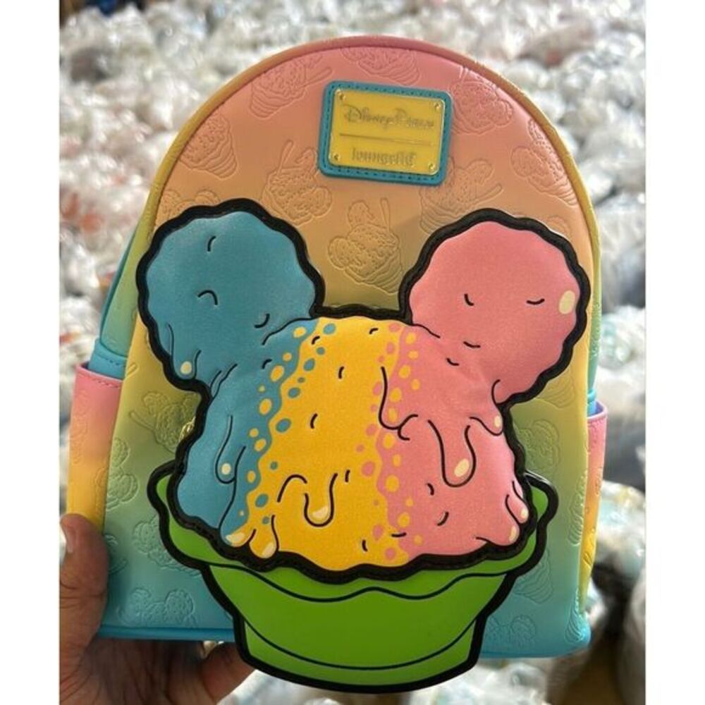 Disney Parks Loungefly Shaved Ice Eats Mickey‎ Mouse Mini Backpack - NEW
